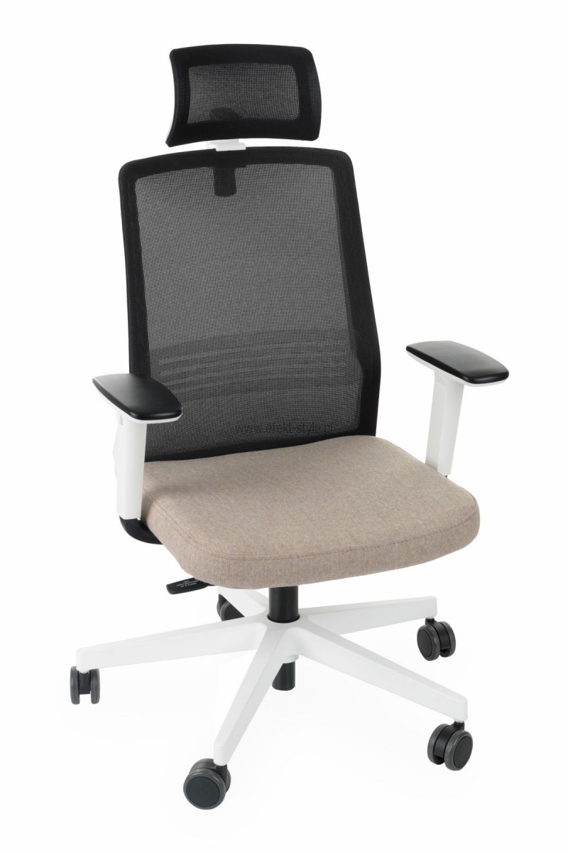 COCO WS HD WHITE Fotel biurowy