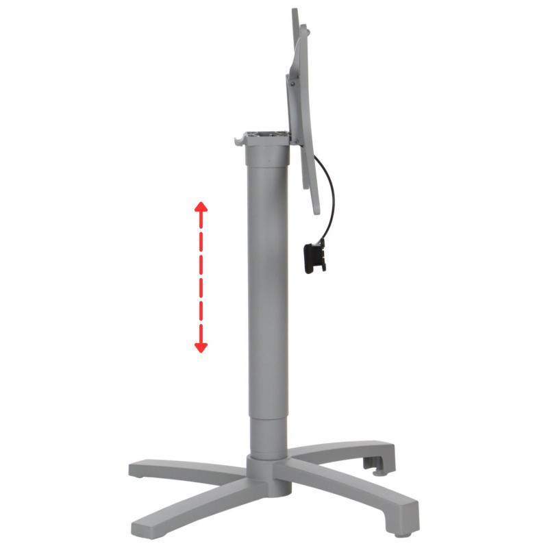 Podstawa do stolika SH-C06/A regulowana wysokość aluminium