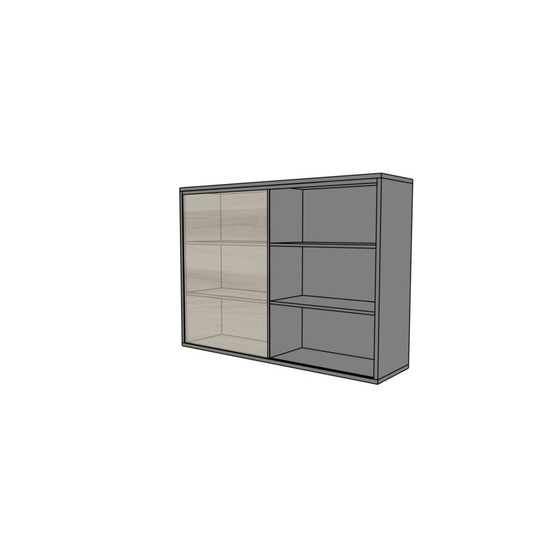 Szafa biurowa EVZ16 drzwi przesuwne 160x43x117h