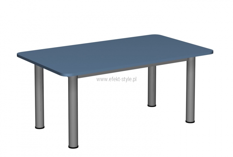 Stolik MB prostokątny metal fi 60 / opcja regulacja wysokości