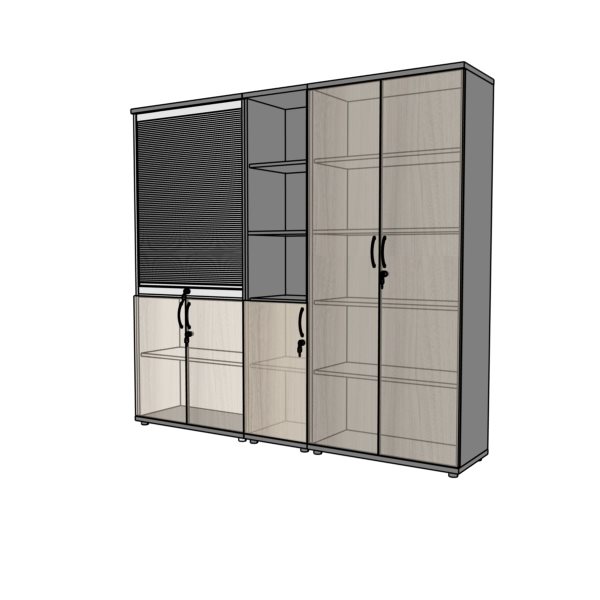 szafy biurowe 5 OH wysokość 183cm