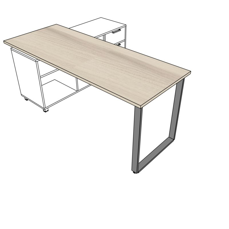 Biurko podporowe OMIX BO9 180x70x76h