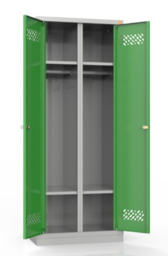 Szafa metalowa szkolna ubraniowa BHP/2/2MS