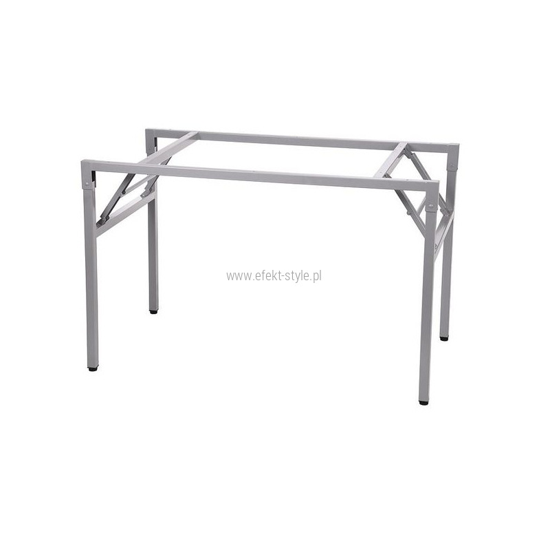 Stelaż składany do stołu i biurka 24/A-P - aluminium - 116x66 cm