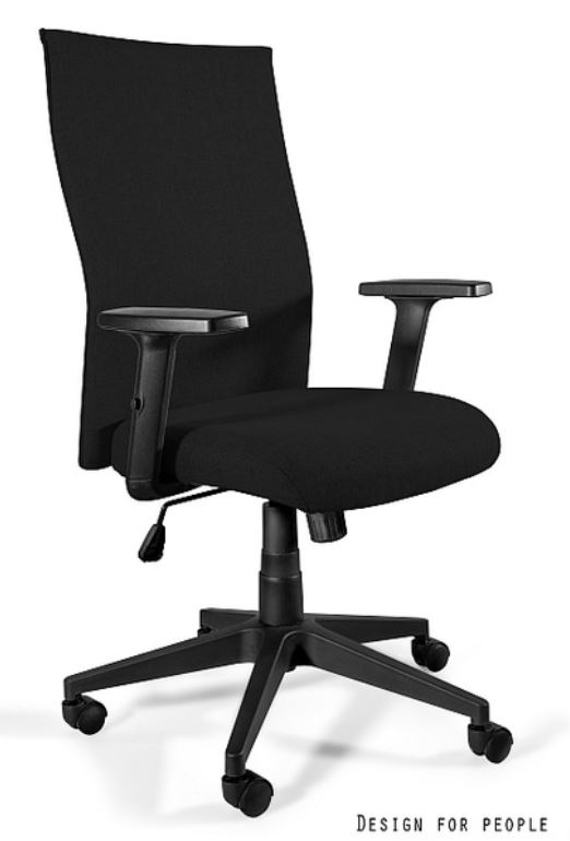 BLACK ON BLACK PLUS czarny Fotel Biurowy obrotowy