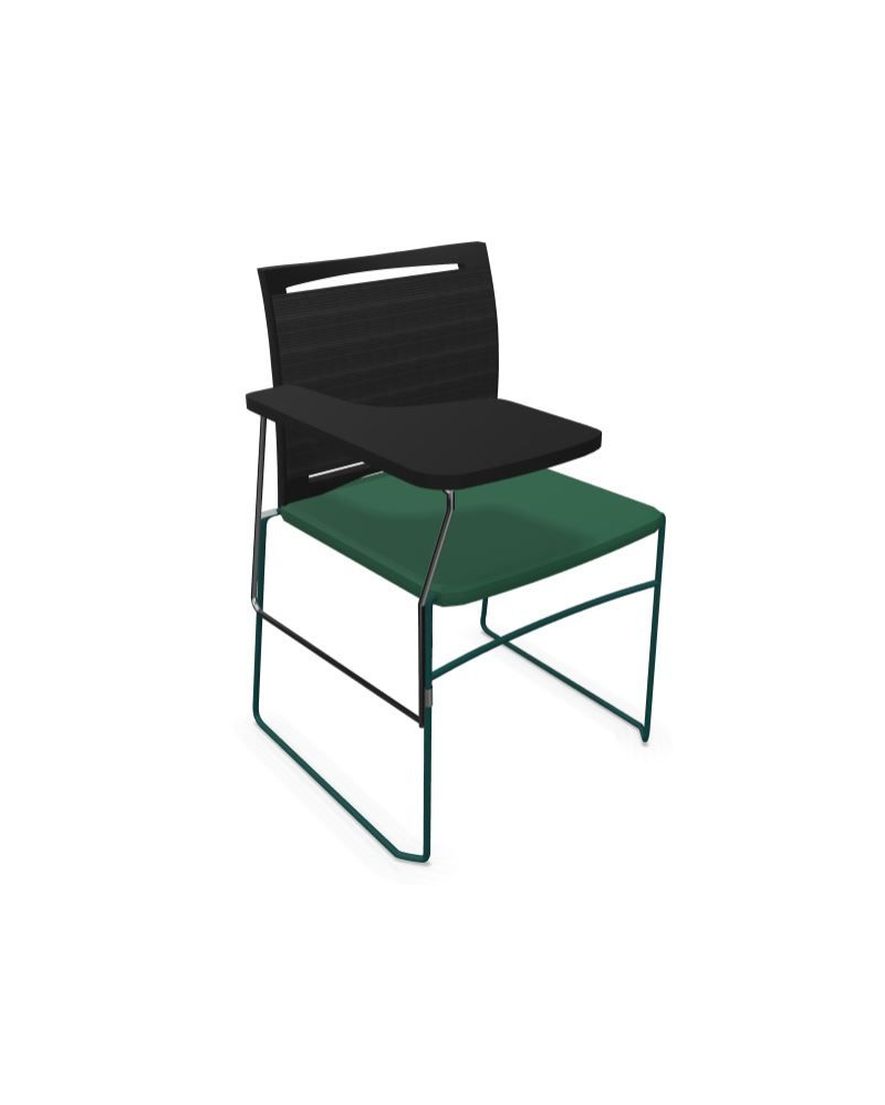 Krzesło biurowe konferencyjne ARIZ 575V na płozie z blatem