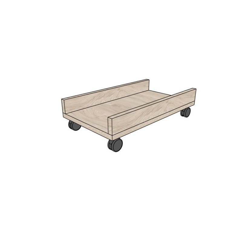 Wózek pod komputer PK2 28x50x13 cm