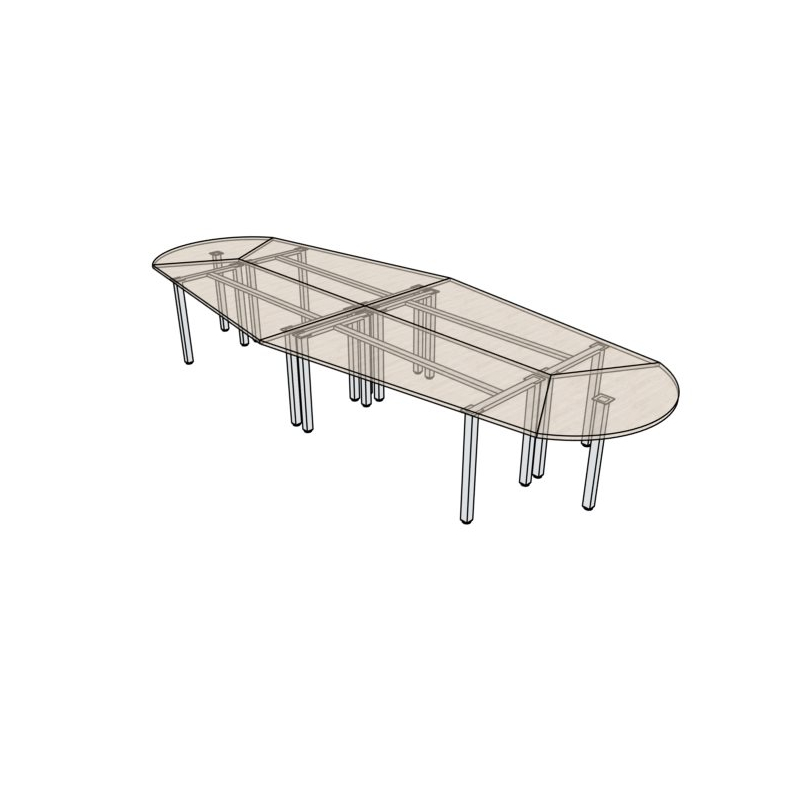 Stół konferencyjny TORO TK205 460x180x75h