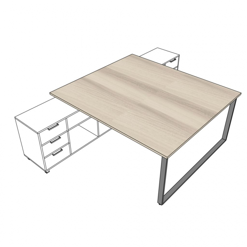 Biurko podporowe OMIX BO18 180x160x76h