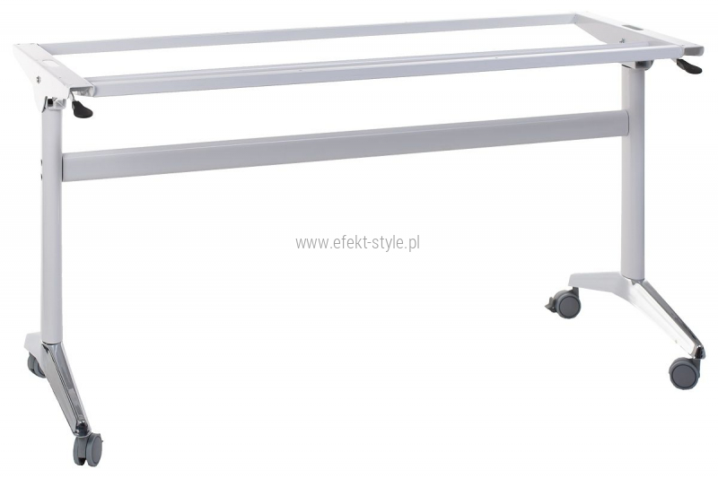 Stelaż składany do stołu NY-A383 biały/chrom długość 135 cm