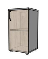 Szafa biurowa RG34 40x40x76h