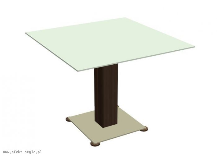 Stolik z blatem szklanym LINUS L0908 - 90x90x70h