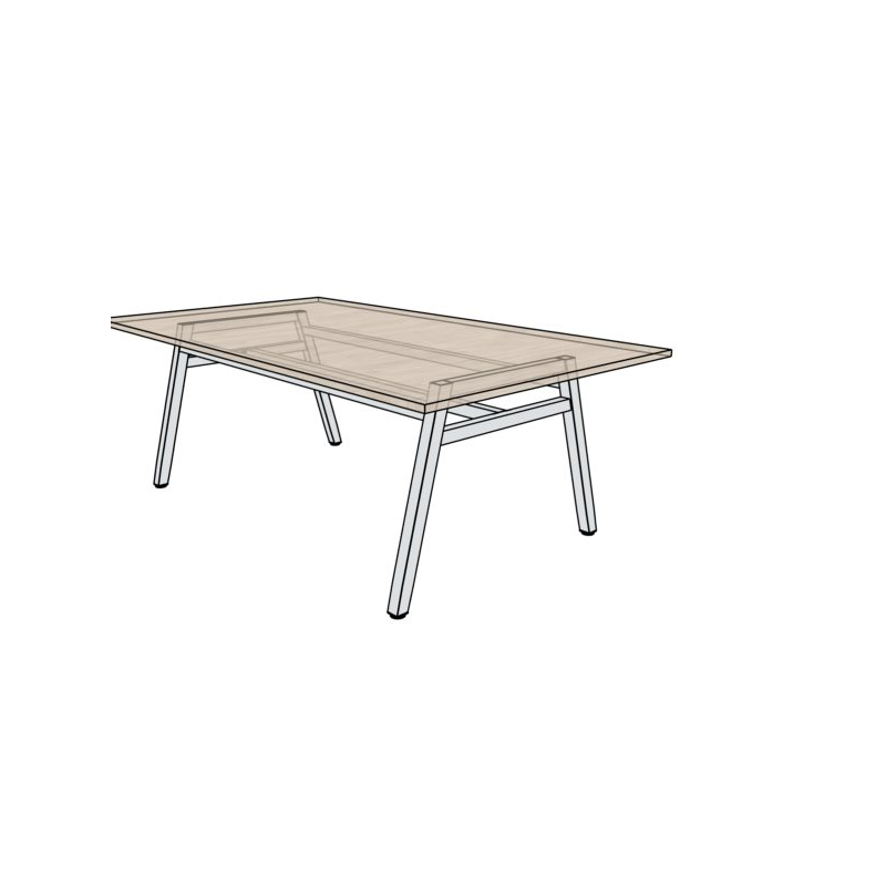 Stół konferencyjny SKA2 220x120x76h