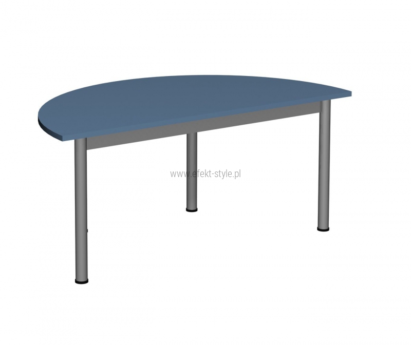 Stolik MB półokrągły metal fi 40 / opcja regulacja wysokości