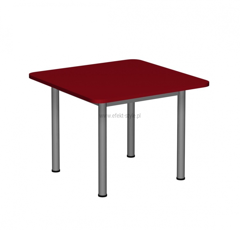 Stolik MB kwadratowy metal fi 40/ opcja regulacja wysokości