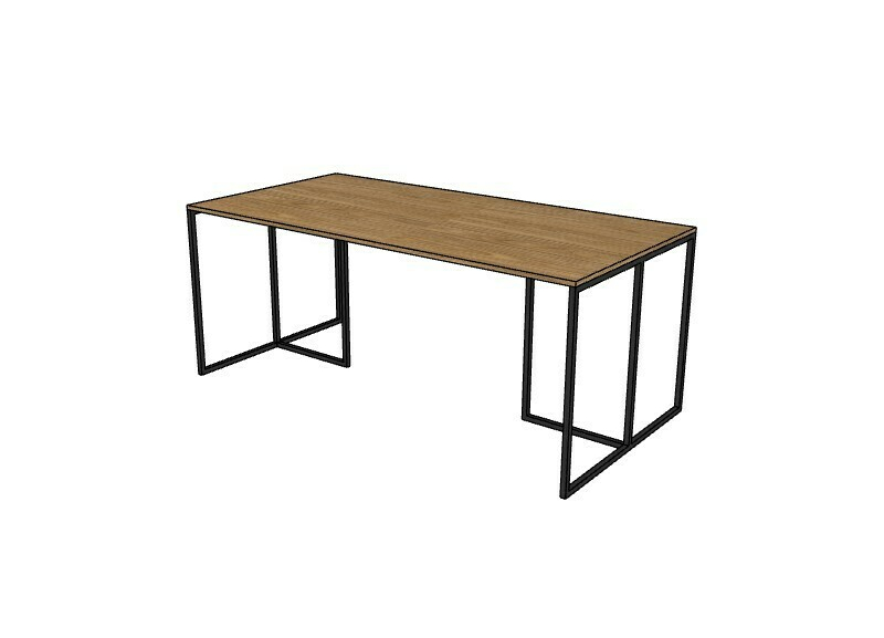 Biurko HEXOS HX1801 - 180x90x75h