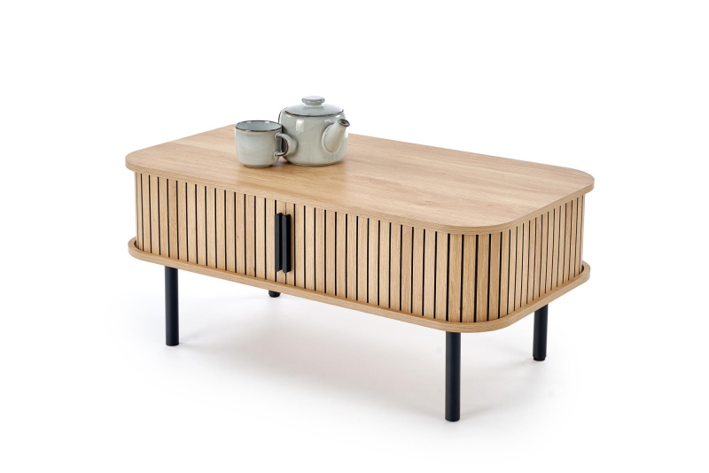 ANGELINA  ława, naturalny / czarny