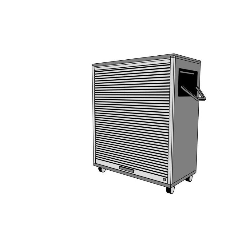 Szafka mobilna TORO TS55 żaluzja 80x43x100h