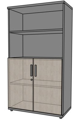 Szafa biurowa RG2/4OH 80x40x148h
