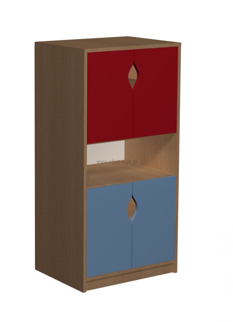 Regał z 2 szafkami 33 Małgosia