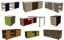 Pomocniki biurek i kontenery