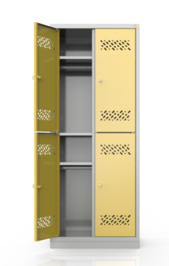Szafa metalowa szkolna skrytkowa BHP/2/4MS