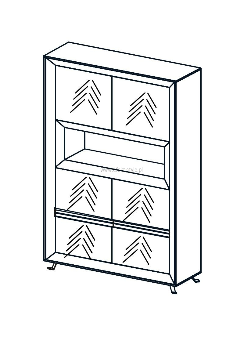 Szafa CHEVRON CN11/ 90x40x200h