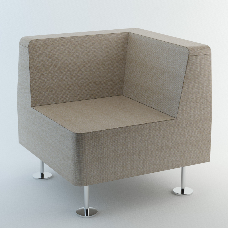 Fotel narożny 32 WALL IN - do łączenia z 2 ściankami