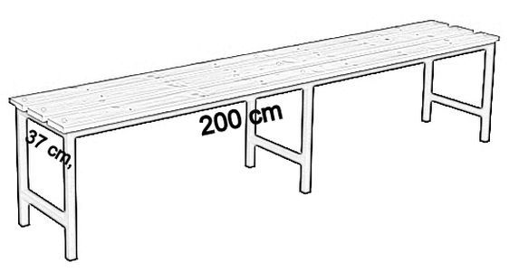 jednostronna bez oparcia 200 cm