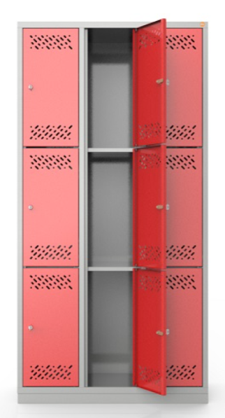 Szafa metalowa szkolna skrytkowa BHP/3/9MG