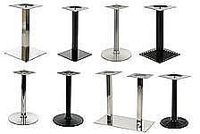 Podstawy stolików - wysokość ok. 72 cm