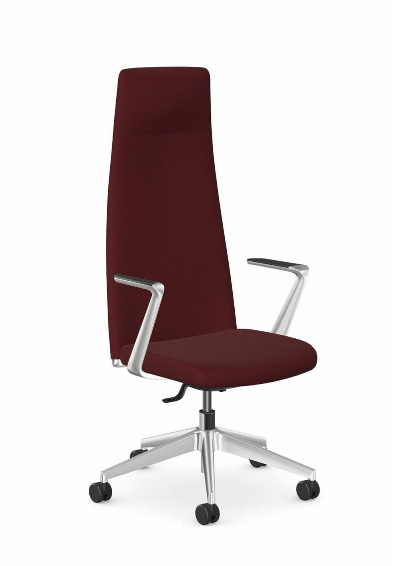 Fotel sędziowski wysoki COMET bordo