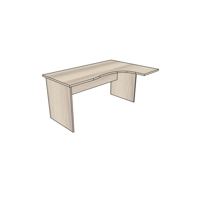 Biurko PRIMUS PB54P/45 prawe 160/45x110x75h