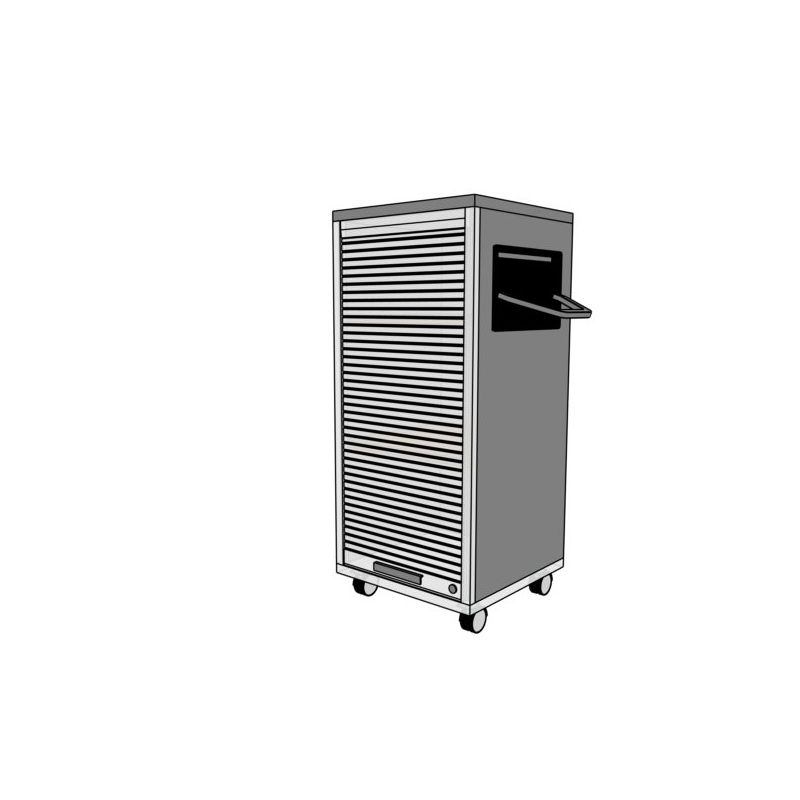 Szafka mobilna TORO TS56 żaluzja 43x43x100h