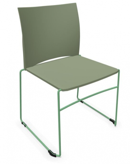 Krzesło konferencyjne ARIZ 550V na płozie - plastikowe