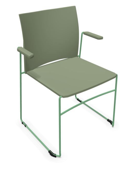 Krzesło konferencyjne ARIZ 550V 2P - plastikowe