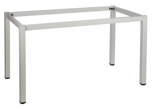 Stelaż metalowy do stołu i biurka A057/KB 66x66 cm, nogi kwadratowe 5x5 cm - BIAŁY 