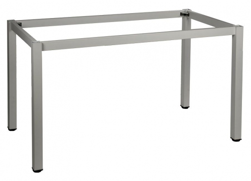 Stelaż metalowy do stołu i biurka A057/KA 136x76 cm, nogi kwadratowe 5x5 cm - ALUMINIUM