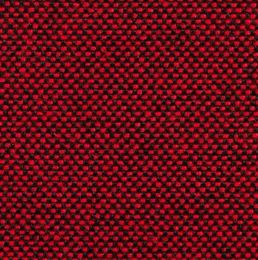 Krzesło Cube z podłokietnikami - stelaż 4 nóżki tapicerowane   - TKB-093 czarno-czerwony