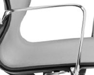 Krzesło obrotowe LIGHT AM-100-102 wysokie oparcie - LIGHT-BR alu