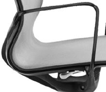 Krzesło obrotowe LIGHT AM-100-102 wysokie oparcie - LIGHT-BR nylon