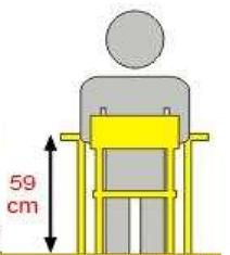 Stolik MB kwadratowy metal fi 60/ opcja regulacja wysokości - rozmiar 3
