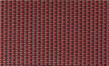  Fotel Obrotowy WAU 2 czarny siatka - czerwony