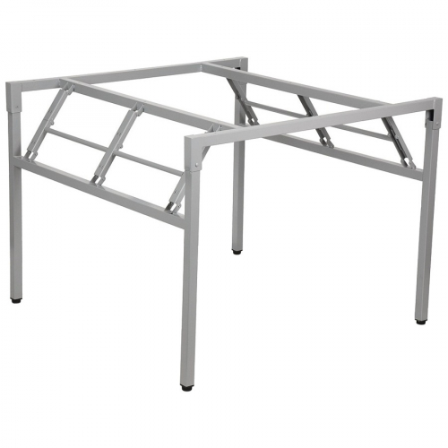 Stelaż składany do stołu i biurka 24/A-K - aluminium kwadrat 76x76 cm