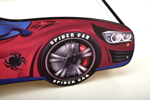 SPIDERCAR łóżko wielobarwny