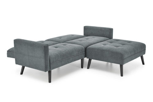 CORNELIUS sofa rozkładana z funkcją narożnika popiel