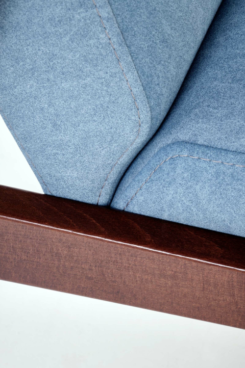 MILANO 2S sofa - niebieski tap. Castel 74