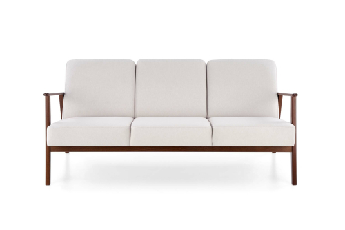 MILANO 3S sofa - jasny beżowy tap. Castel 04